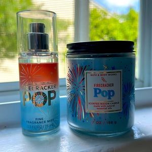 Firecracker Pop Bath and Body Works Fourth of July Bundle